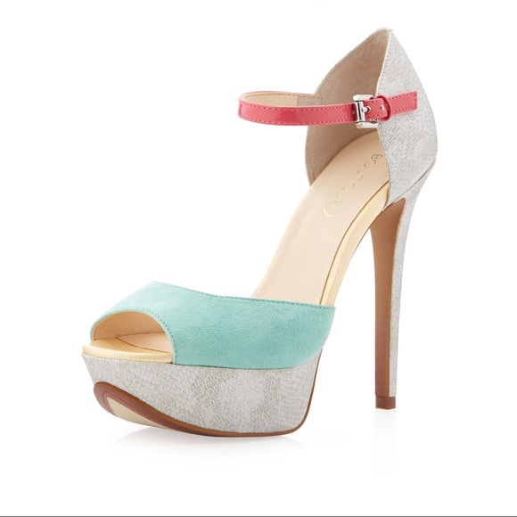 Boutique 9 Shoes - Boutique 9 Imilia Platform Heels Pump Mixed Media